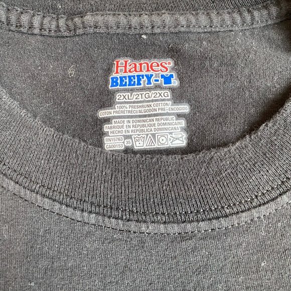 Vintage 90s Inspired T-shirt Hanes Beefy - 2XL - Picture 2 of 3